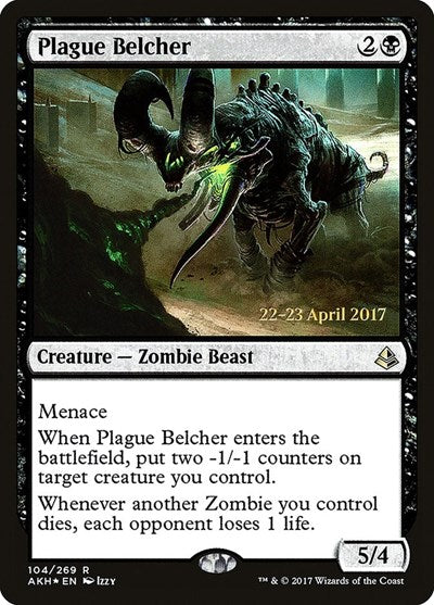Plague Belcher (Promos: Prerelease Cards) Light Play Foil