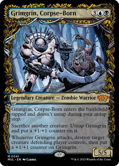 Grimgrin, Corpse-Born (March of the Machine: Multiverse Legends) Light Play