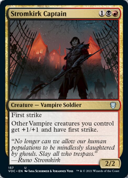 Stromkirk Captain (Commander 2021 Crimson Vow) Light Play