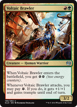 Voltaic Brawler (Kaladesh) Light Play