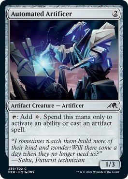 Automated Artificer (Kamigawa: Neon Dynasty) Light Play