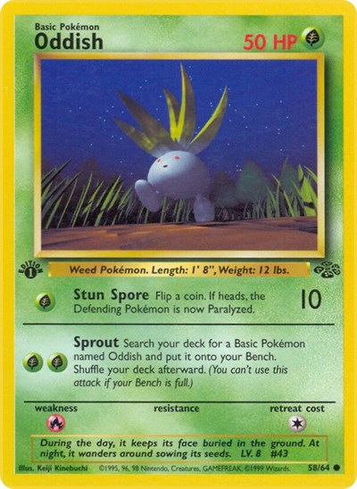 Oddish (Jungle) Damaged / Poor Unlimited