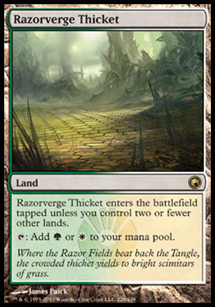 Razorverge Thicket (Scars of Mirrodin) Light Play