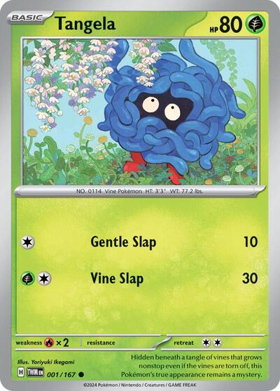 Tangela (SV06: Twilight Masquerade) Light Play