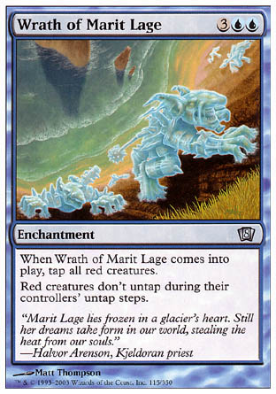 Wrath of Marit Lage (8th Edition) Light Play