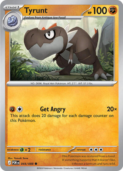 Tyrunt (ME03: Perfect Order) Light Play Reverse Holofoil