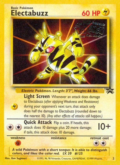 Electabuzz (Movie Promo) (WoTC Promo) Light Play