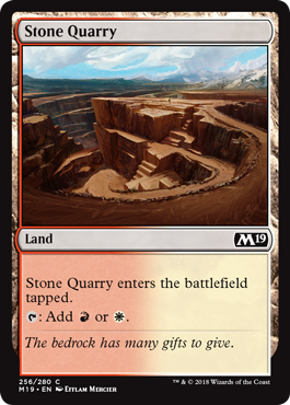 Stone Quarry (Magic 2019 Core Set) Light Play