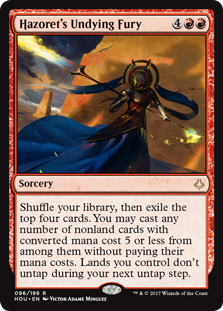 Hazoret's Undying Fury (Hour of Devastation) Light Play