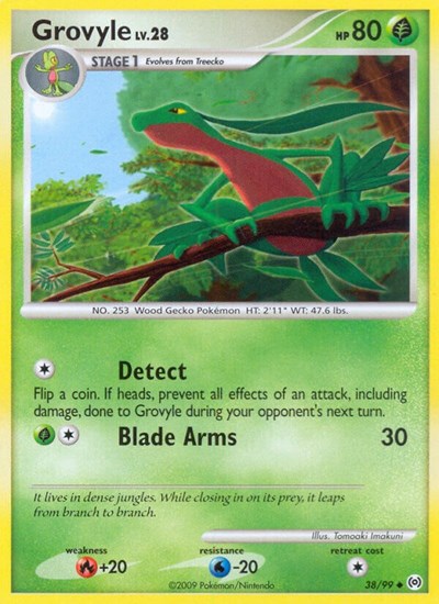 Grovyle (38) (Arceus) Light Play