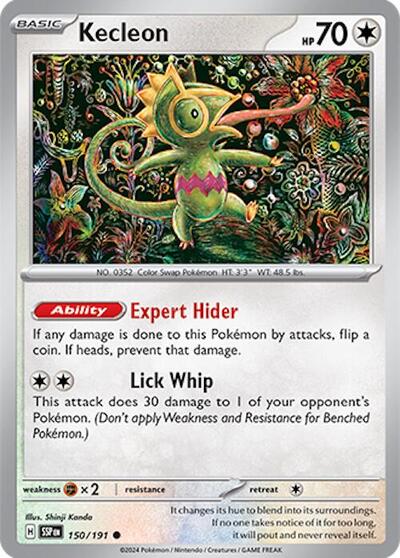 Kecleon - 150 (SV08: Surging Sparks) Light Play