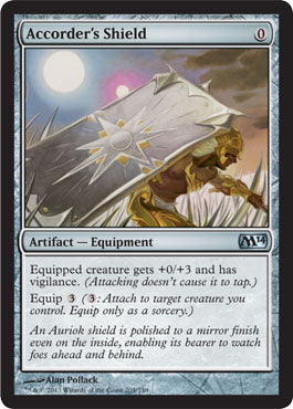 Accorder's Shield (Magic 2014 Core Set) Light Play Foil
