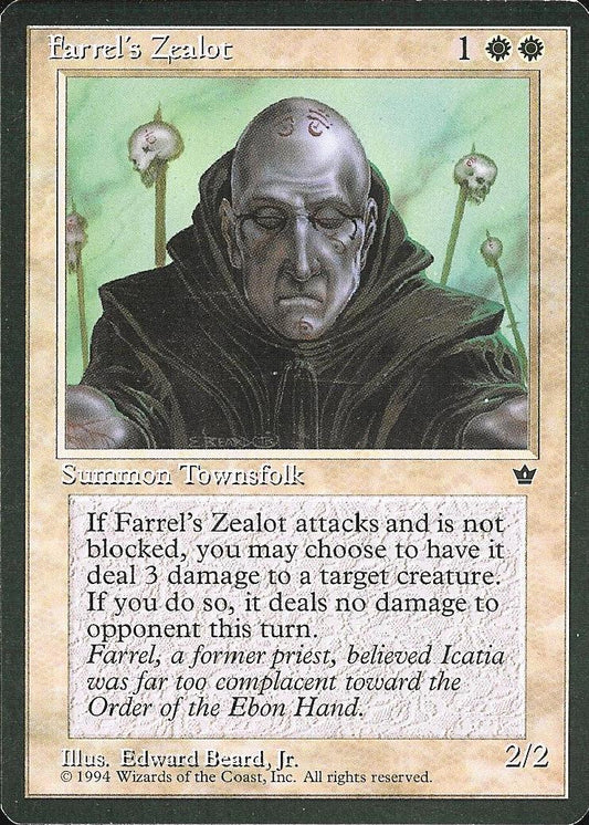 Farrel's Zealot (Beard, Jr.) (Fallen Empires) Light Play