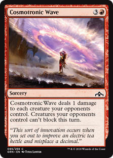 Cosmotronic Wave (Guilds of Ravnica) Light Play Foil