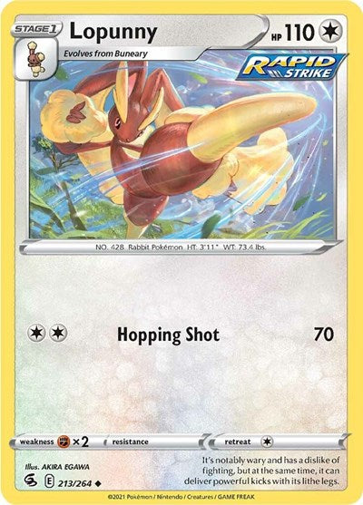 Lopunny (SWSH08: Fusion Strike) Light Play