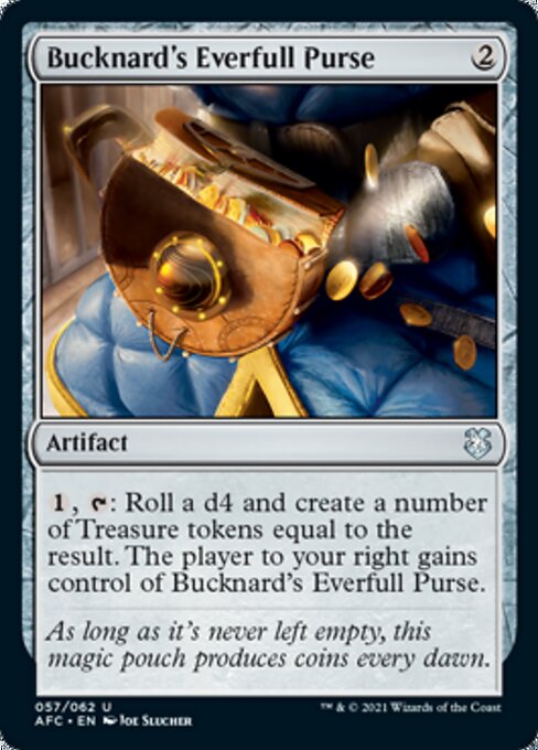 Bucknard's Everfull Purse (Commander 2021 Forgotten Realms) Light Play