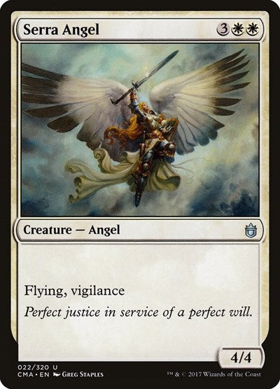 Serra Angel (Commander Anthology) Heavy Play