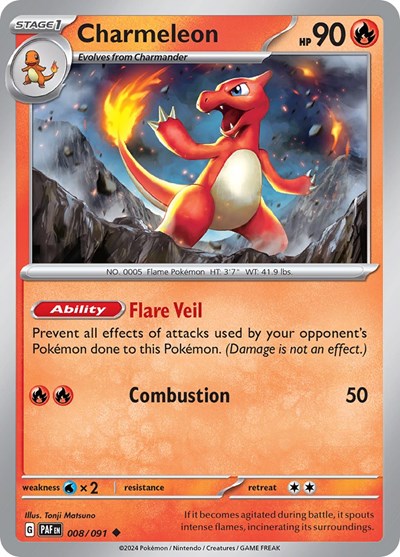 Charmeleon (SV: Paldean Fates) Light Play