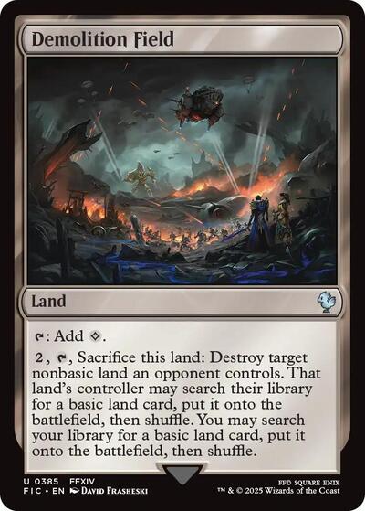 Demolition Field (Commander: FINAL FANTASY) Light Play