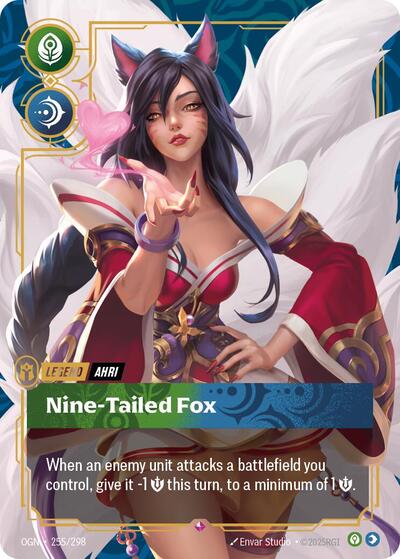 Ahri Nine-Tailed Fox (Origins) Light Play Foil