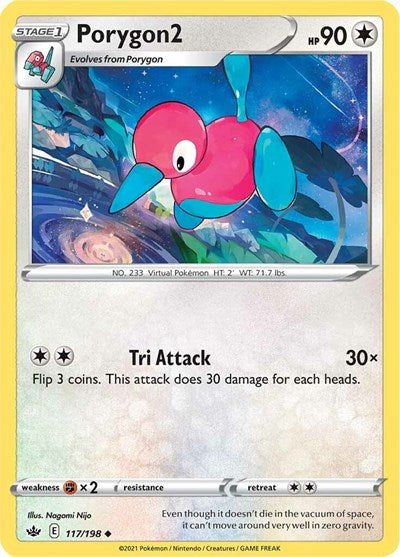 Porygon2 (SWSH06: Chilling Reign) Medium Play