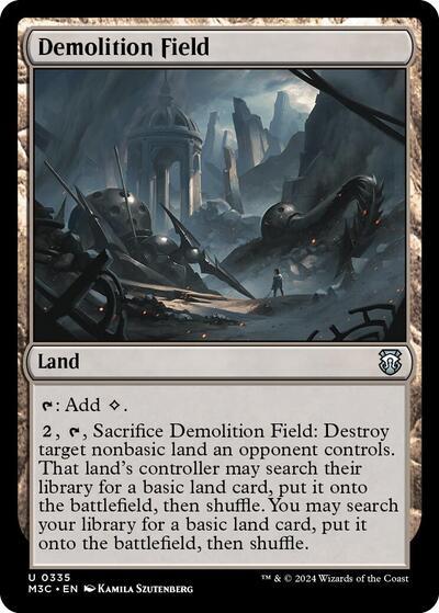 Demolition Field (Commander: Modern Horizons 3) Light Play