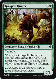 Graypelt Hunter (Duel Decks: Zendikar vs Eldrazi) Light Play