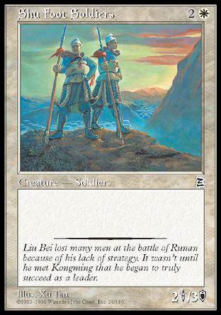 Shu Foot Soldiers (Portal Three Kingdoms) Near Mint