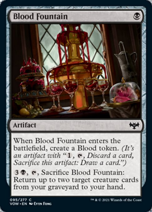 Blood Fountain (Innistrad: Crimson Vow) Light Play