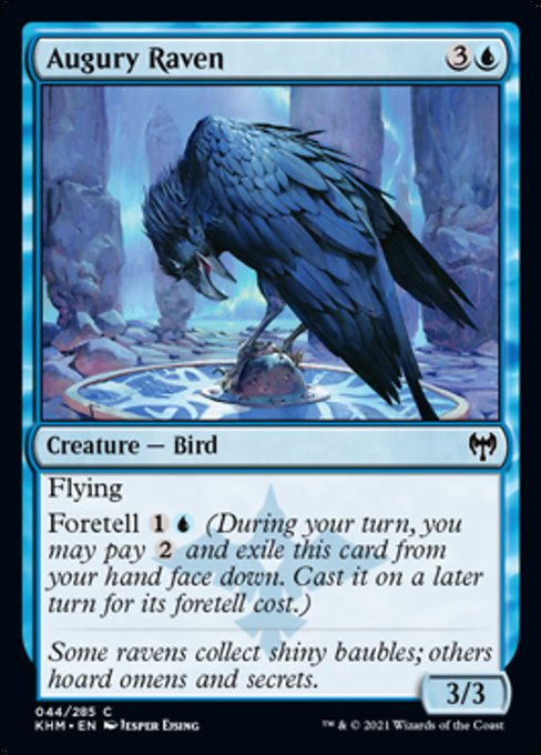 Augury Raven (Kaldheim) Light Play