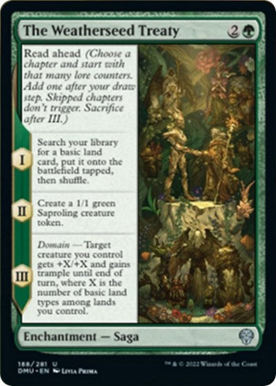The Weatherseed Treaty (Dominaria United) Light Play