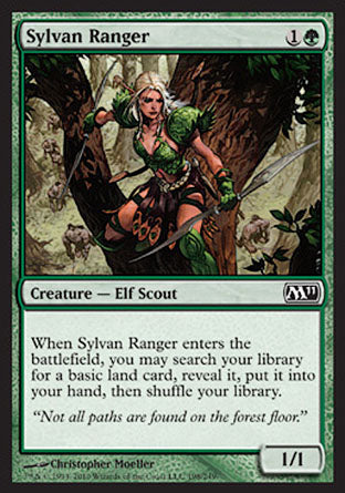 Sylvan Ranger (Magic 2011 Core Set) Light Play