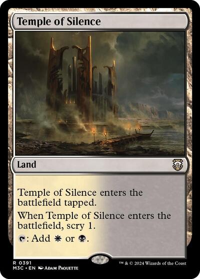 Temple of Silence (Commander: Modern Horizons 3) Light Play