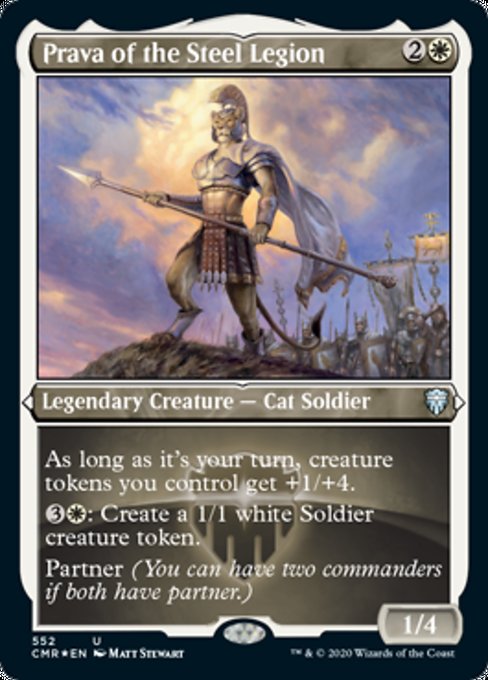 Prava of the Steel Legion (Foil Etched) (Commander Legends) Light Play Foil
