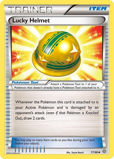 Lucky Helmet (XY - Ancient Origins) Light Play