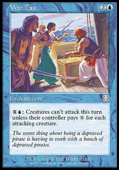 War Tax (Mercadian Masques) Light Play