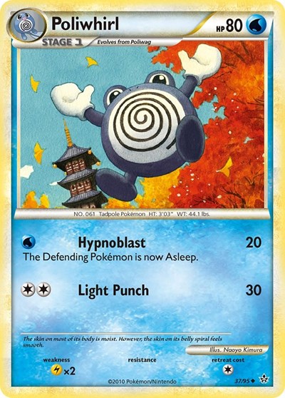Poliwhirl (Unleashed) Light Play