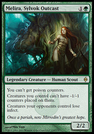 Melira, Sylvok Outcast (New Phyrexia) Medium Play