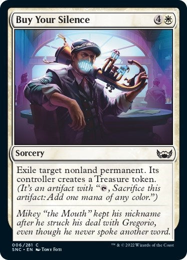 Buy Your Silence (Streets of New Capenna) Light Play Foil