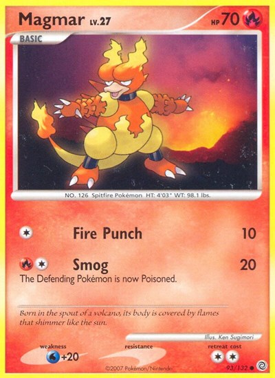 Magmar (Secret Wonders) Heavy Play