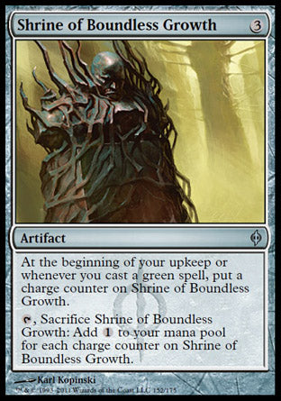 Shrine of Boundless Growth (New Phyrexia) Medium Play