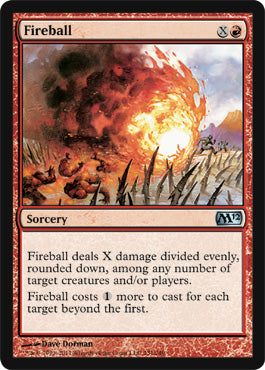 Fireball (Magic 2012 Core Set) Medium Play