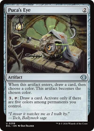 Puca's Eye (Lorwyn Eclipsed) Light Play Foil