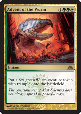 Advent of the Wurm (Dragon's Maze) Damaged / Poor