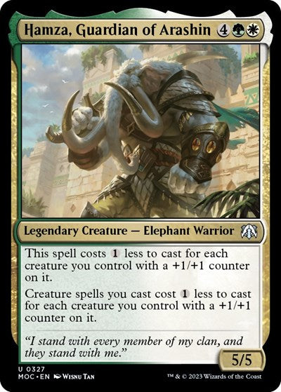 Hamza, Guardian of Arashin (Commander: March of the Machine) Light Play