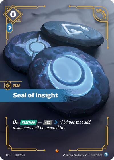 Seal of Insight (Origins) Light Play Foil