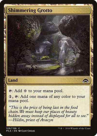 Shimmering Grotto (Planechase Anthology) Medium Play