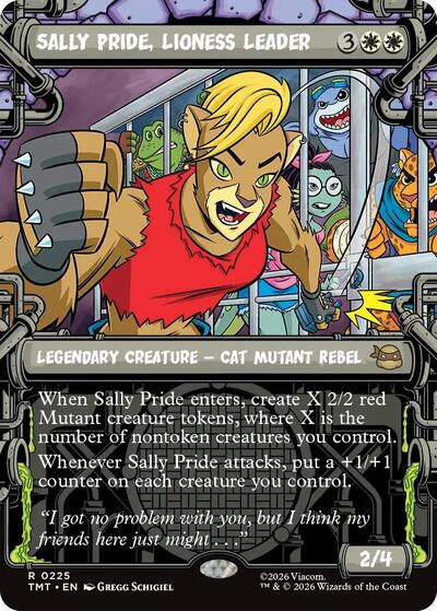 Sally Pride, Lioness Leader (Showcase) (Teenage Mutant Ninja Turtles) Light Play