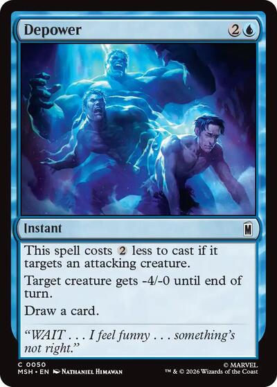 Depower (Marvel Super Heroes) Light Play