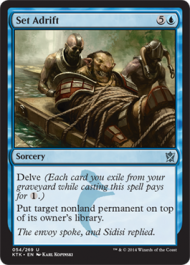 Set Adrift (Khans of Tarkir) Light Play